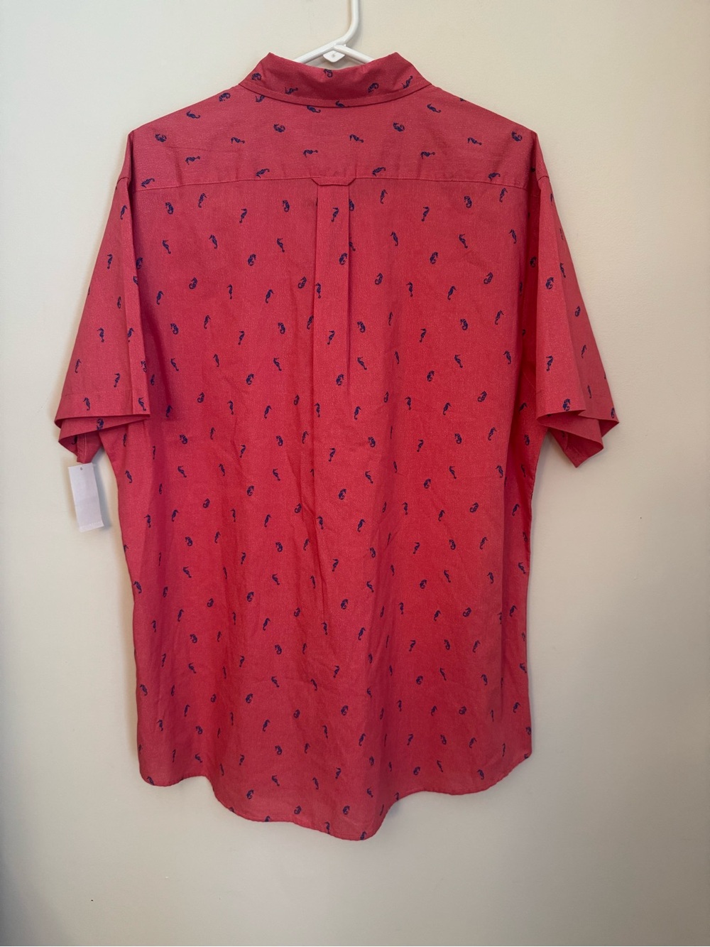 Izod Advantage Performance Cool FX Shirt Men’s XL Red Seahorse Print NWT - Picture 2 of 7